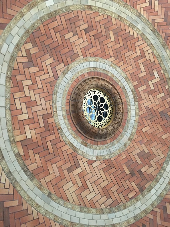 The Guastavino tiles in the interior dome ceiling were cleaned, repaired, and replaced. The Guastavino tiles in the interior dome ceiling were cleaned, repaired, and replaced.